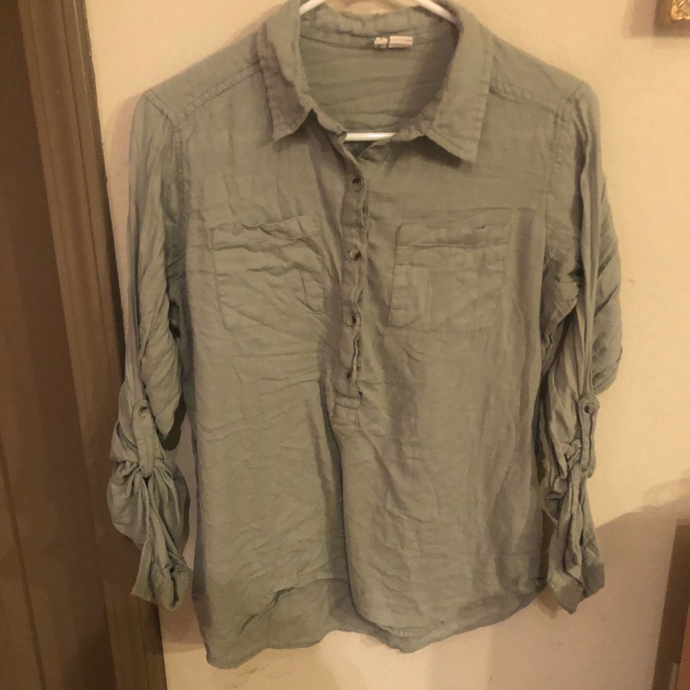 Comfy green top